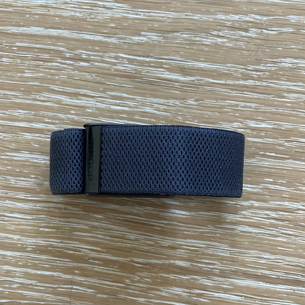 WHOOP 4.0 with black superknit wrist band